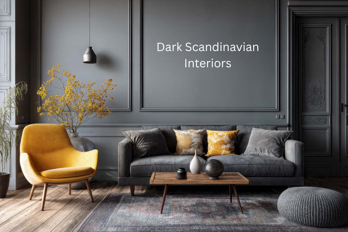 Dark Scandinavian interiors