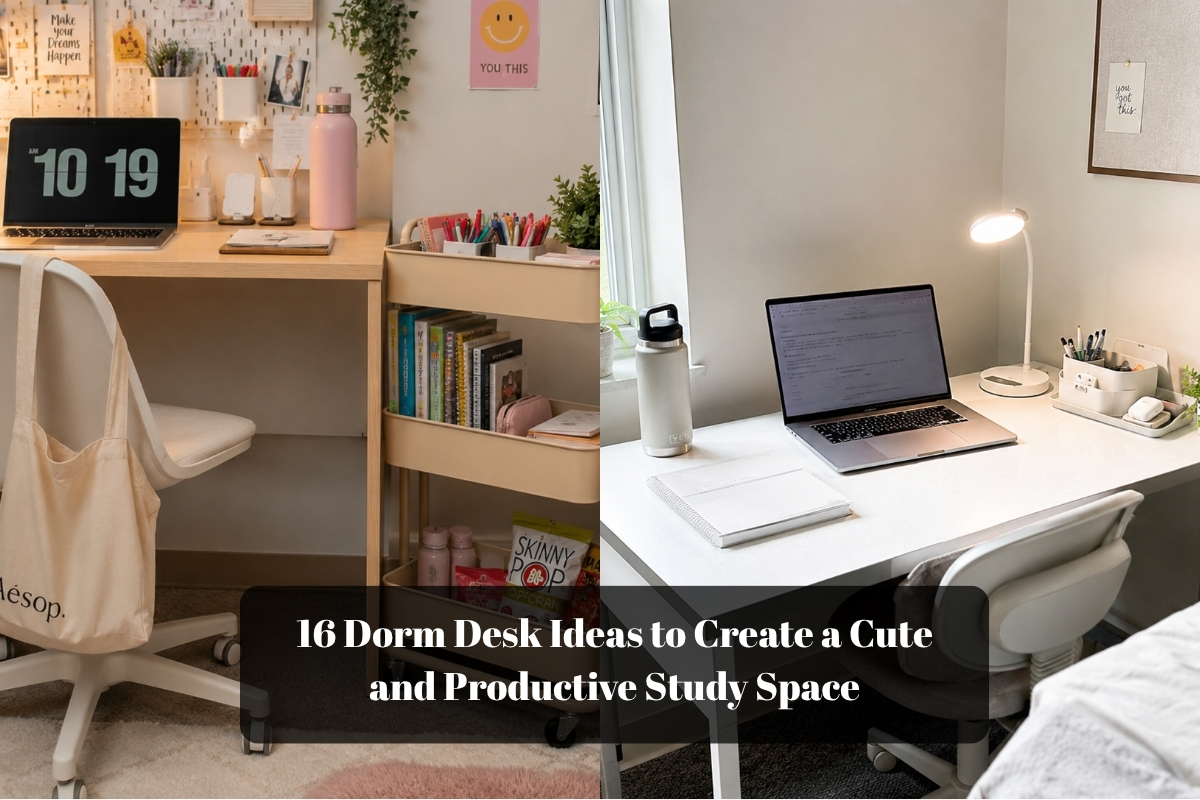 dorm desk ideas