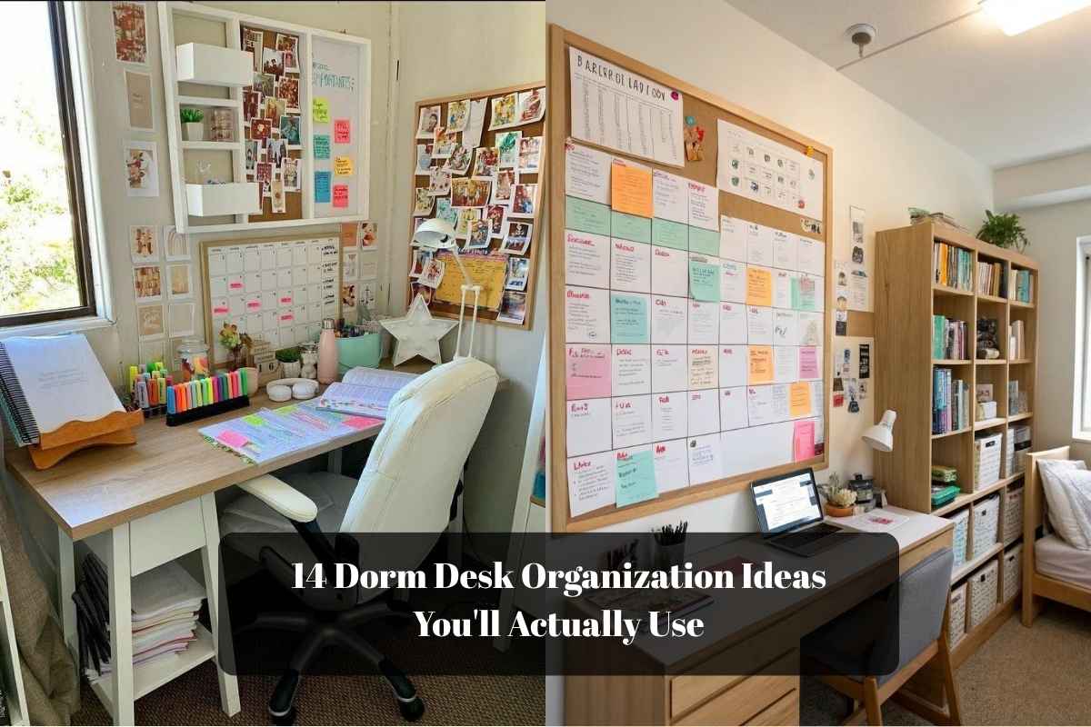 14 Dorm Desk Organization Ideas You'll Actually Use