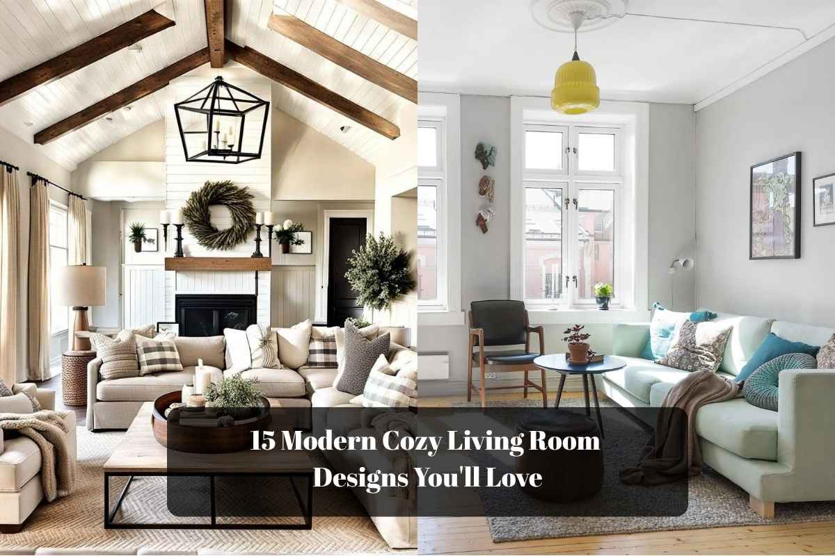 15 Modern Cozy Living Room Designs You'll Love