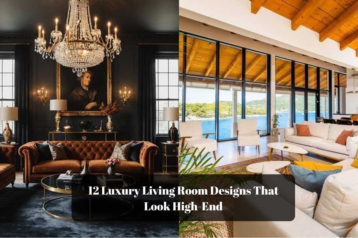 12 Luxury Living Room Designs That Look High-End