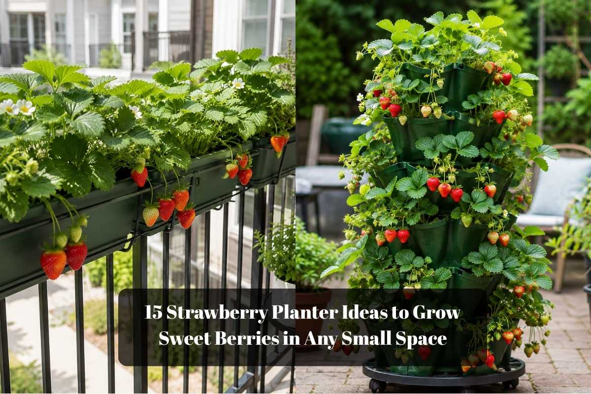 strawberry planter ideas