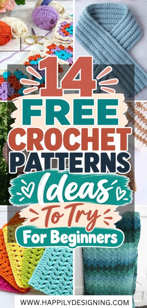14 Free Crochet Patterns Ideas To Try For Beginners