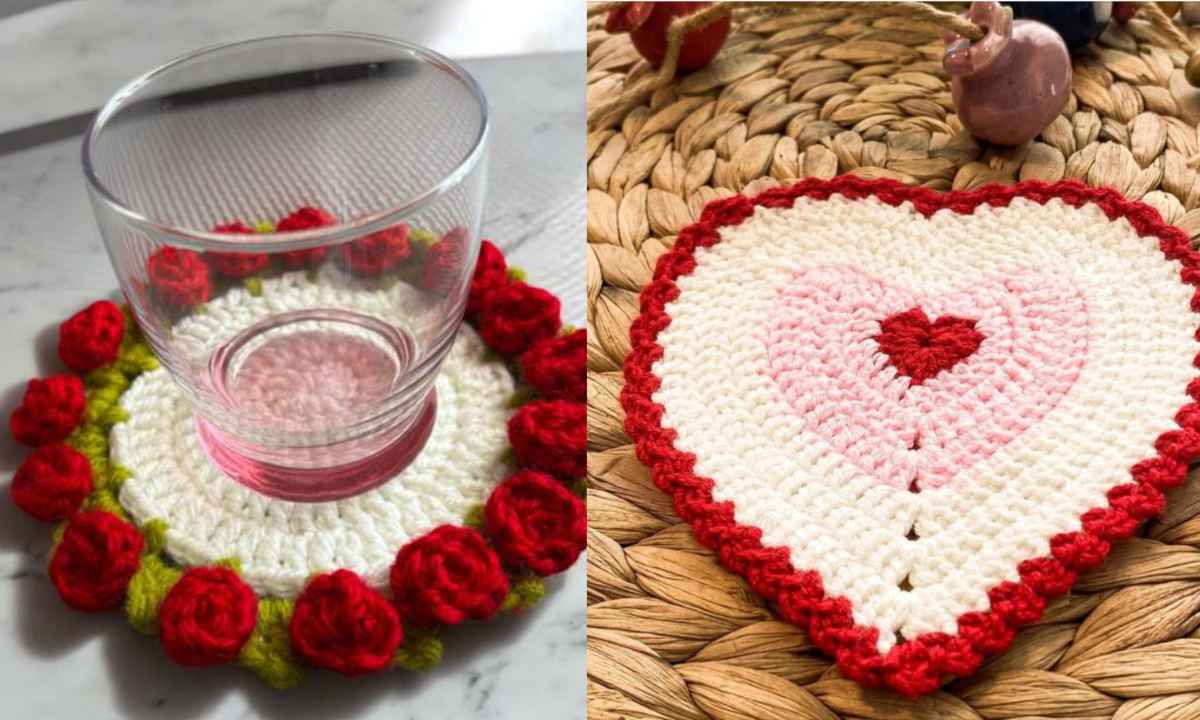 crochet coaster