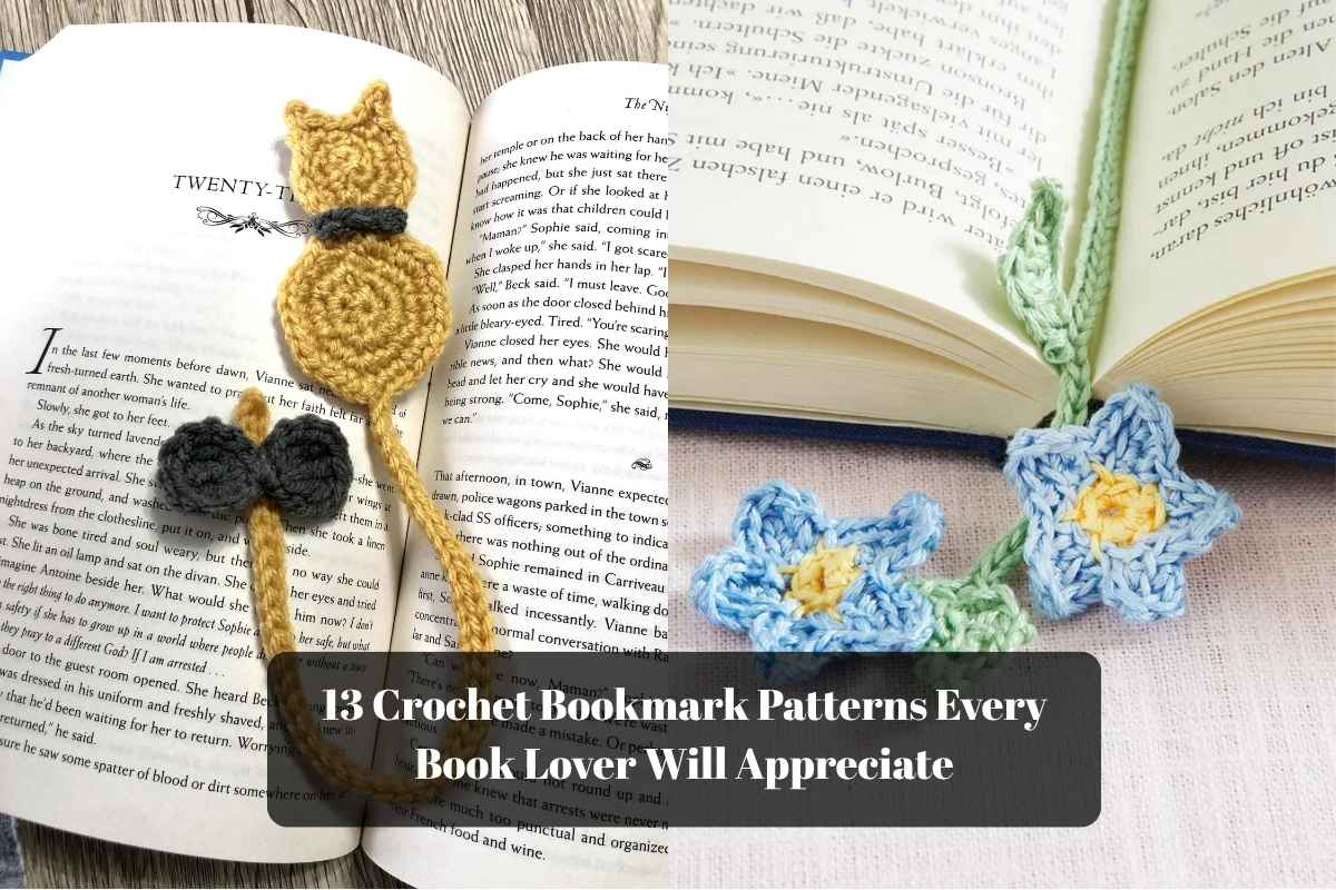 13 Crochet Bookmark Patterns Every Book Lover Will Appreciate