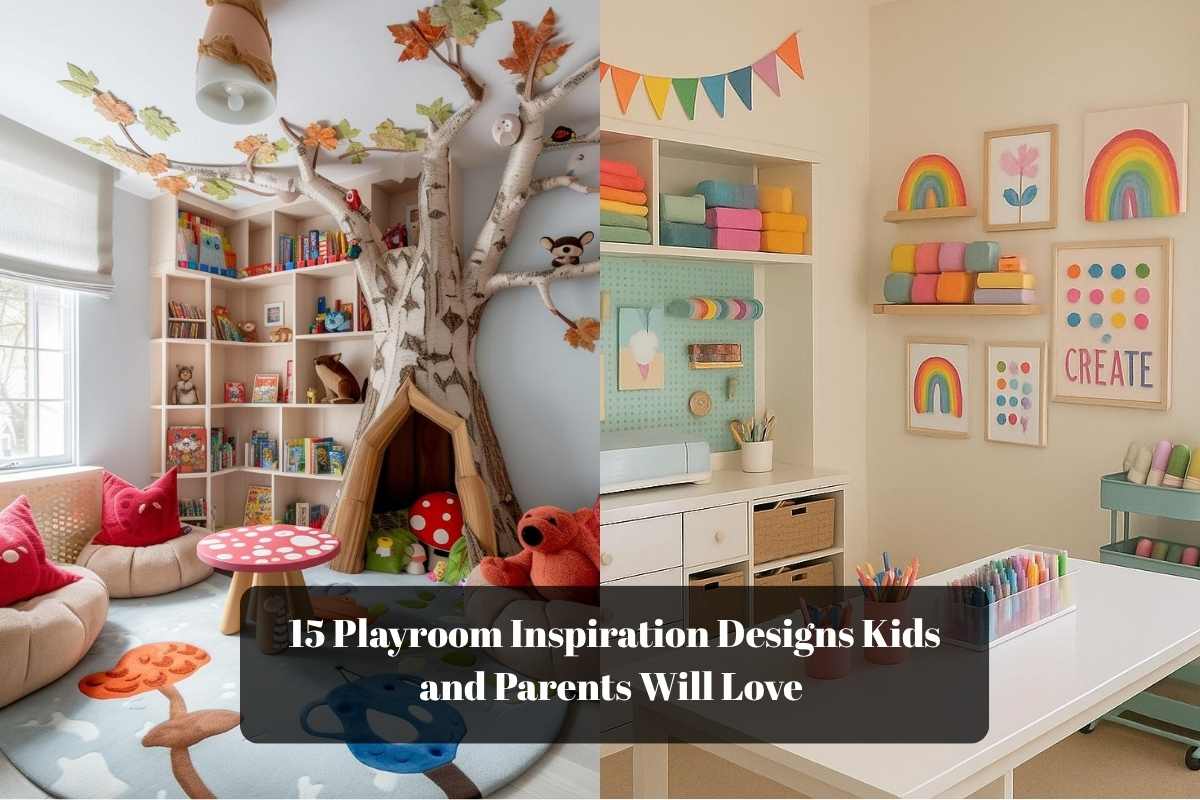 15 Playroom Inspiration Designs Kids and Parents Will Love 