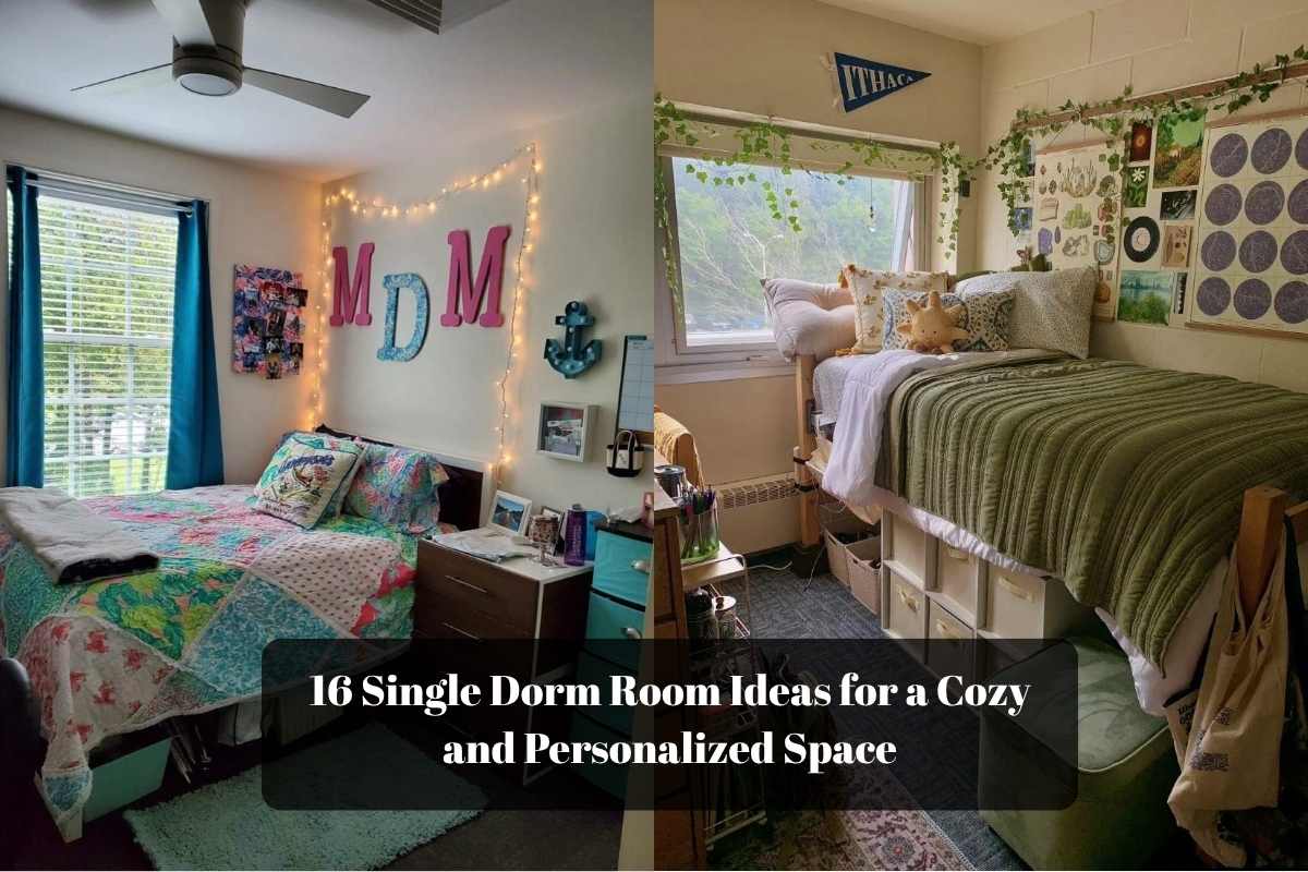 16 Single Dorm Room Ideas for a Cozy and Personalized Space