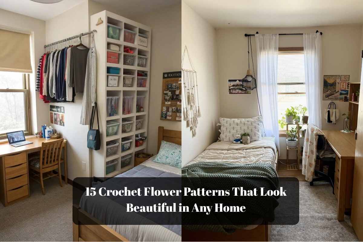 15 Crochet Flower Patterns That Look Beautiful in Any Home