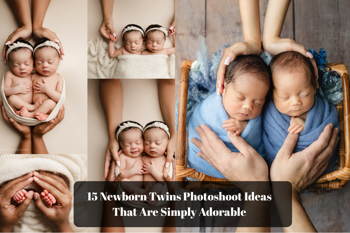 15 Newborn Twins Photoshoot Ideas That Are Simply Adorable