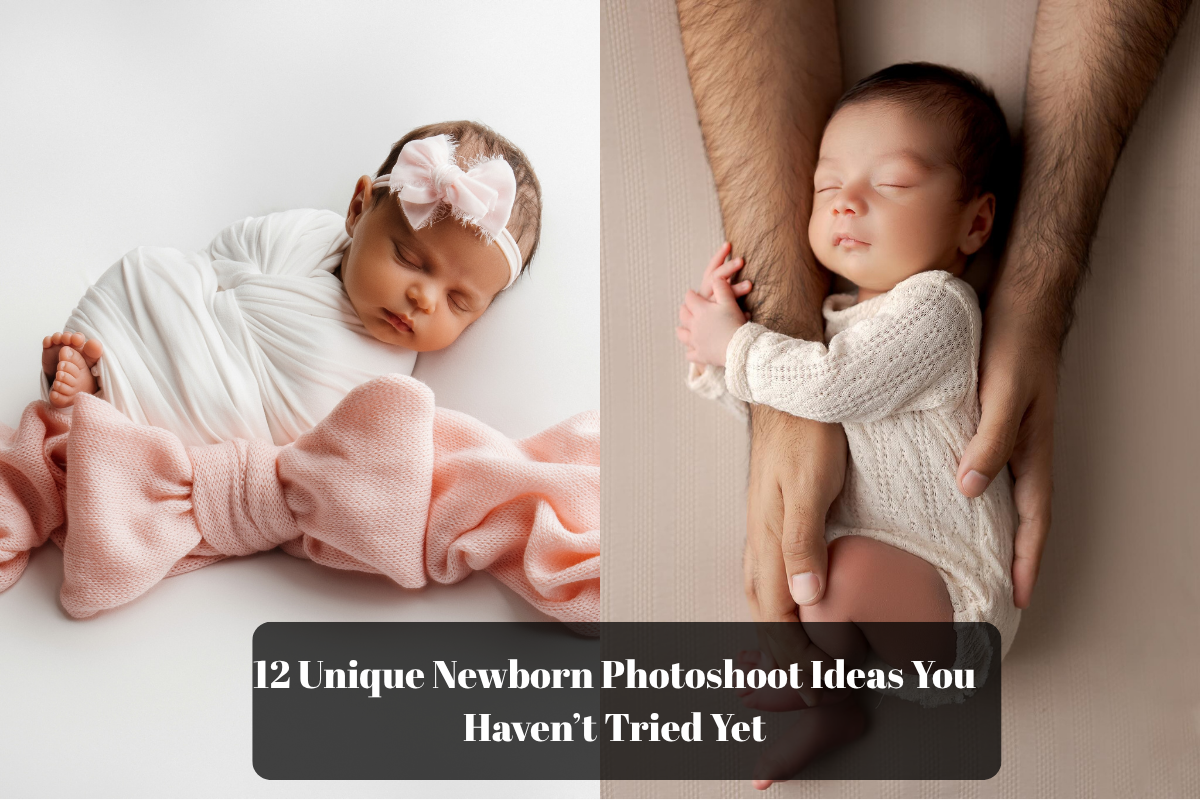 unique newborn photoshoot ideas