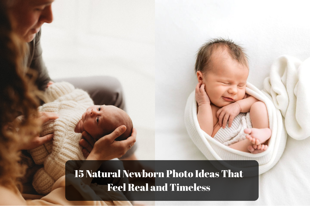 natural newborn photography ideas