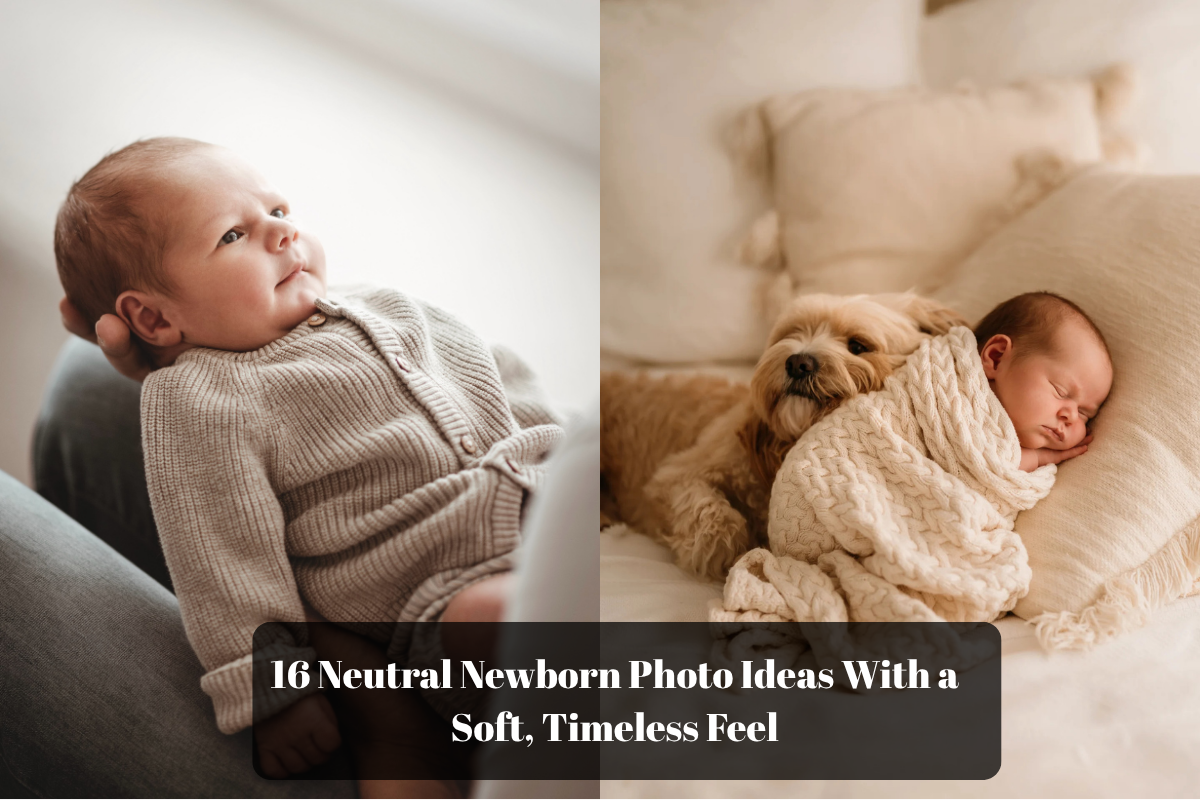 16 Neutral Newborn Photo Ideas With a Soft, Timeless Feel