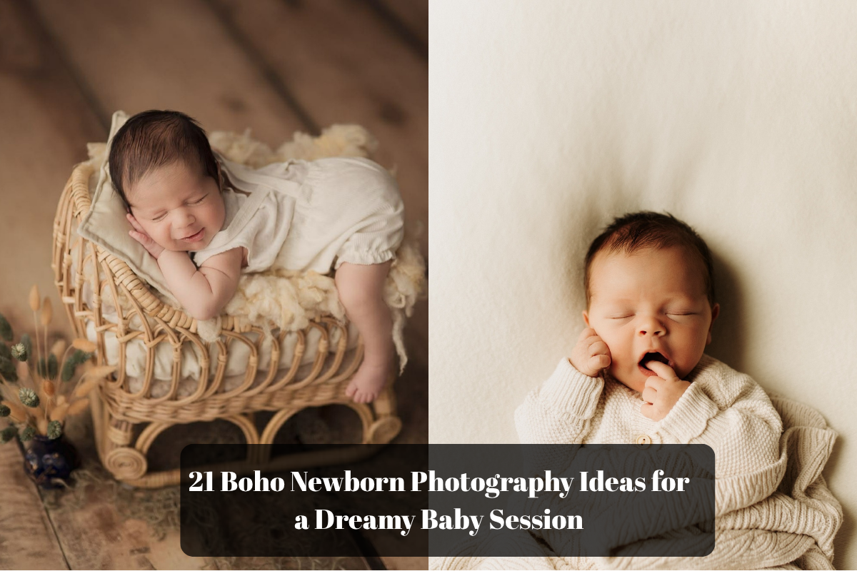 21 Boho Newborn Photography Ideas for a Dreamy Baby Session