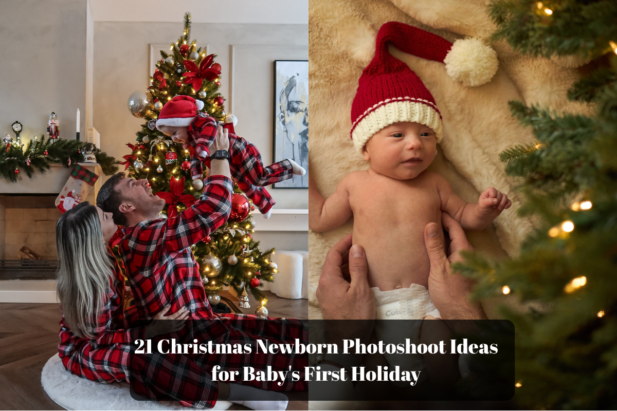 21 Christmas Newborn Photoshoot Ideas for Baby’s First Holiday